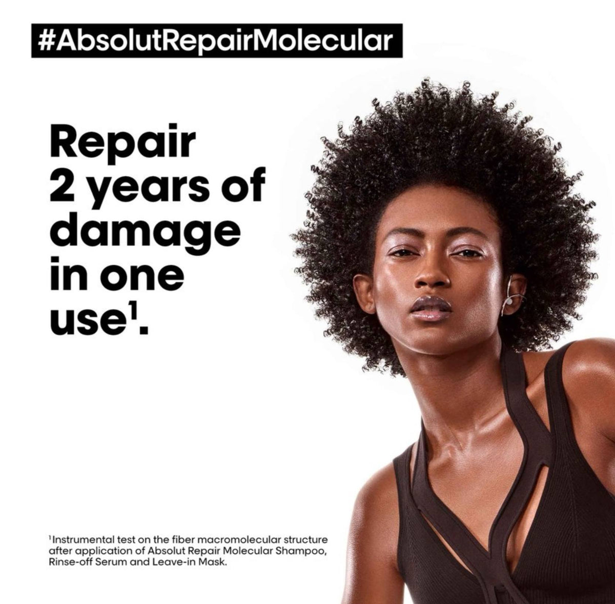 L'ORÉAL PARIS PROFESSIONNEL Série Expert Absolut Repair Molecular Shampoo - -