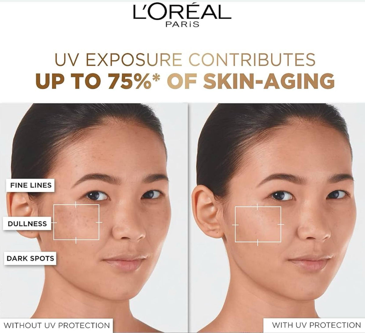 L'Oréal Paris UV Defender Invisible Fluid Sunscreen SPF50+ PA++++ - -