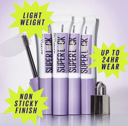 Maybelline Super Lock Brow Glue Eyebrow Gel - -