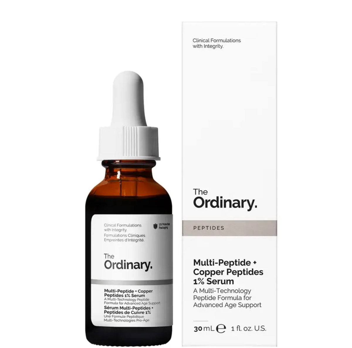 The Ordinary Multi-Peptide + Copper Peptides 1% Serum - -