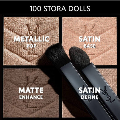 YVES SAINT LAURENT Couture Mini Clutch Eyeshadow Palette - - 100 Stora Dolls
