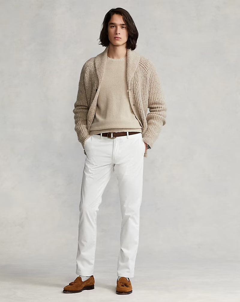 Stretch Chino Pant – slim Fit - - White
