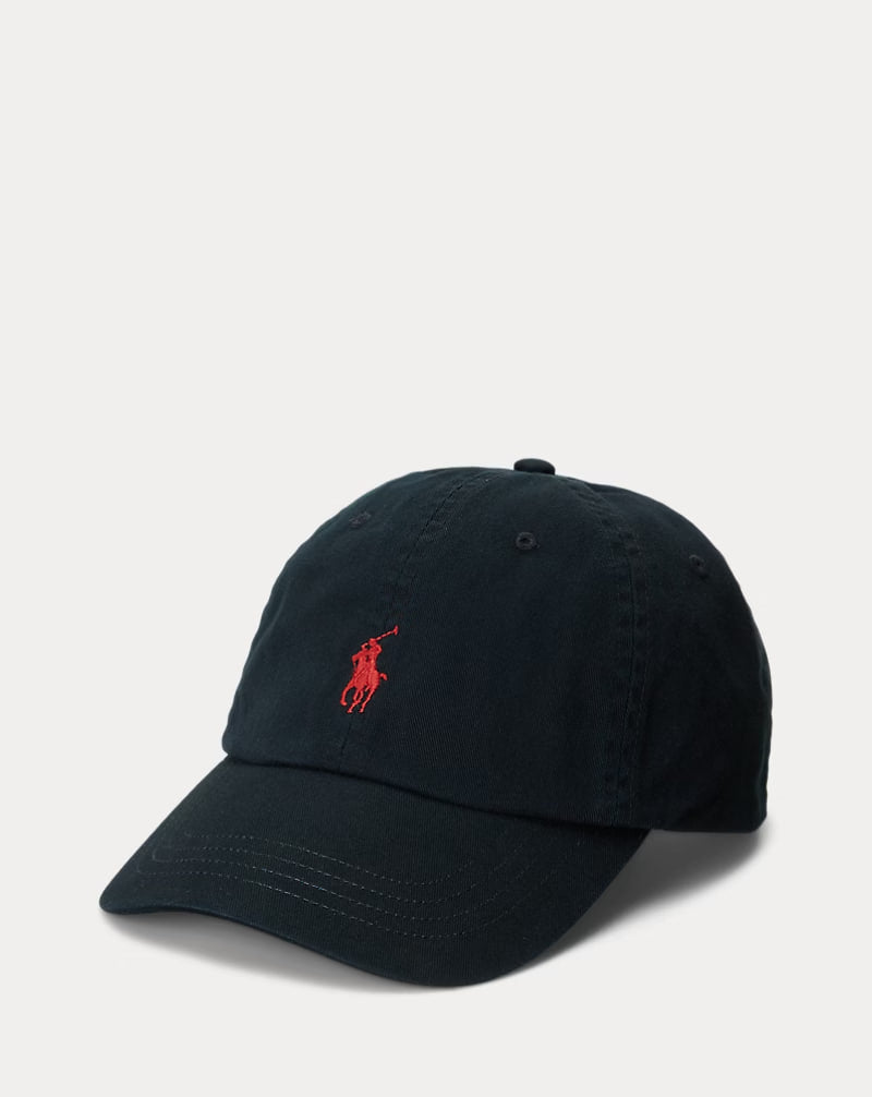 The Iconic Cotton Chino Ball Cap - - Black One size