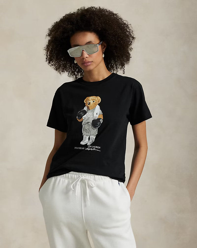 Polo Bear Cotton Jersey Tee - -