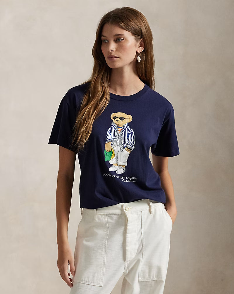 Polo Bear Cotton Jersey Tee - -
