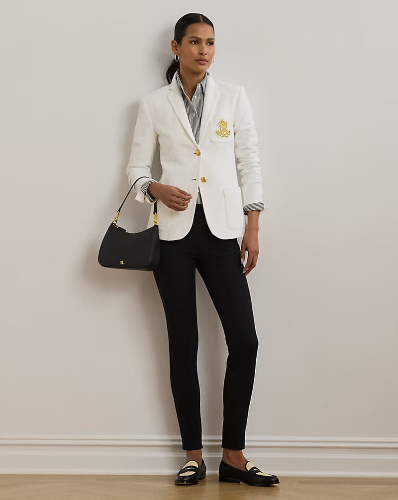 Stretch Twill Skinny Pant - - Black