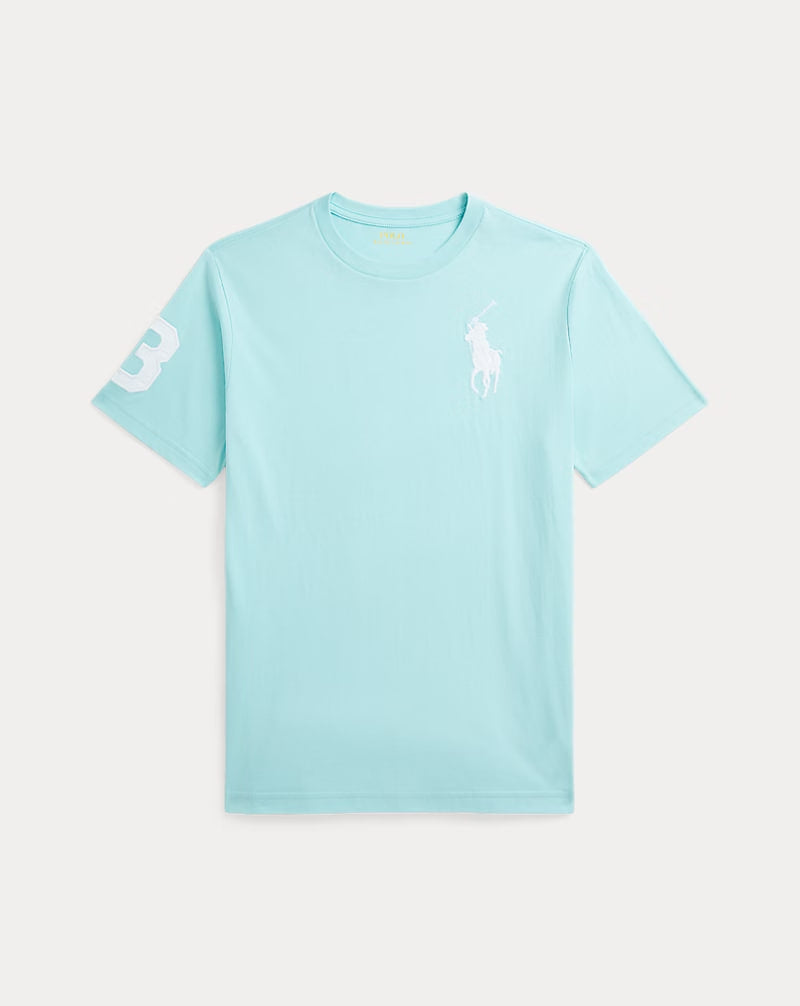 Big Pony Cotton Jersey Tee - - sky