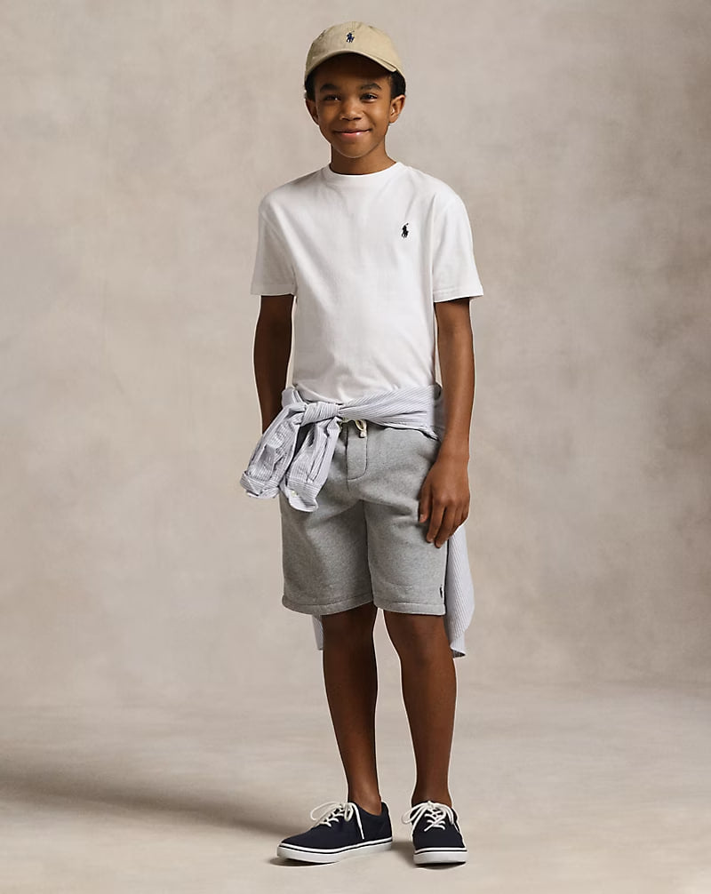 Fleece Drawstring Short - - Heather