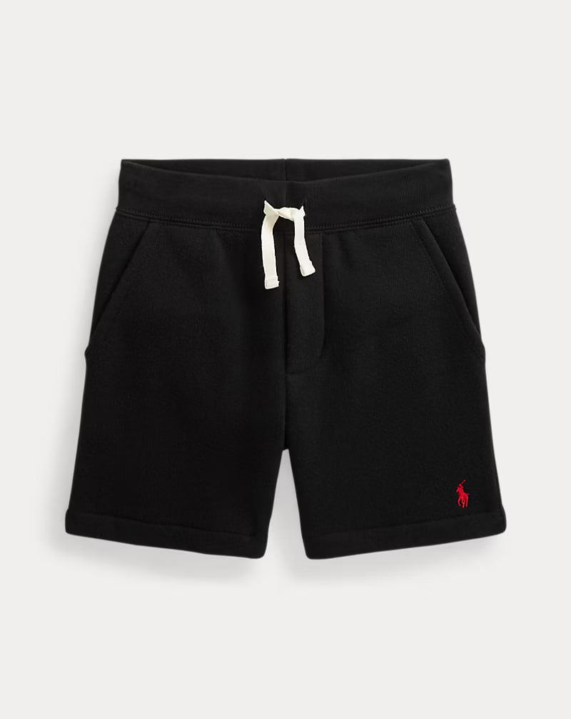 Fleece Drawstring Short - - Black