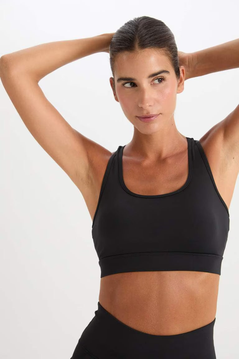 DeFactoFit Crew Neck Bra - -