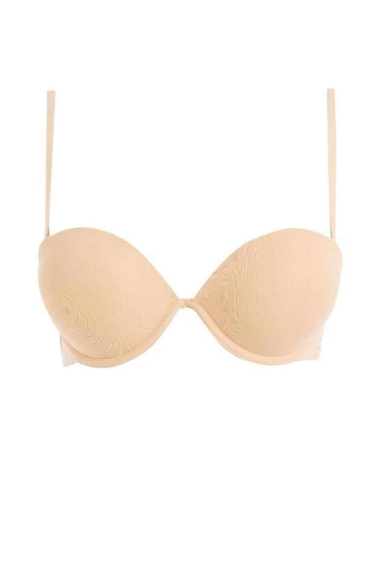 Fall in Love Strapless Bra - - Beige