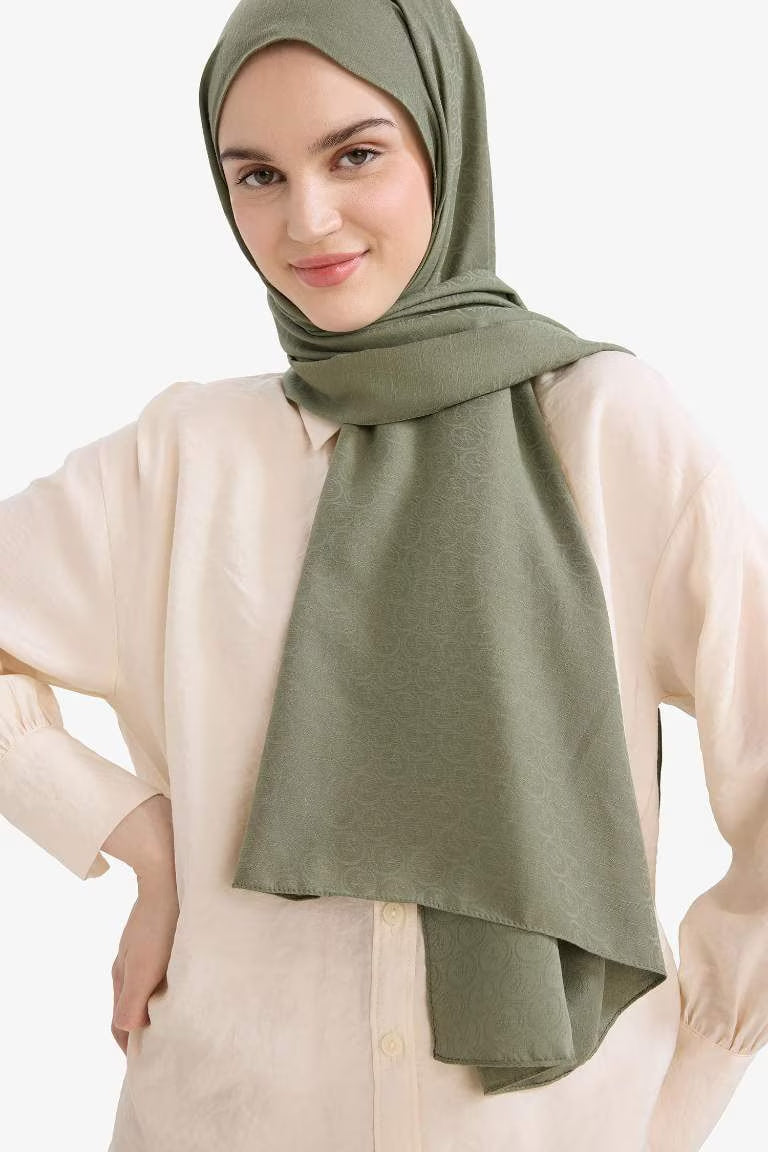 Woman Hijab Shawl - -
