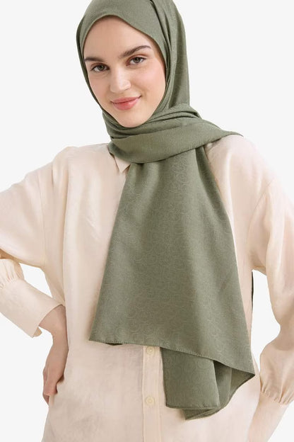 Woman Hijab Shawl - -