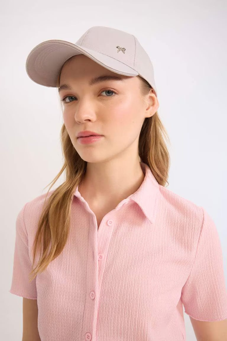 Woman Cotton Cap - - Heather