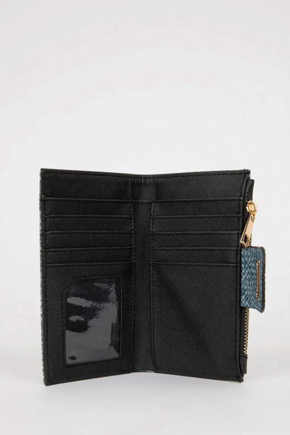 Woman Faux Leather Wallets - -
