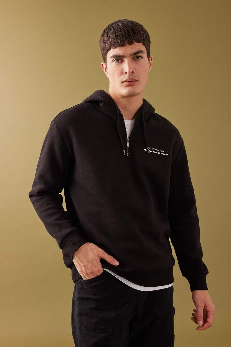 Oversize Fit Long Sleeve Sweatshirt - -
