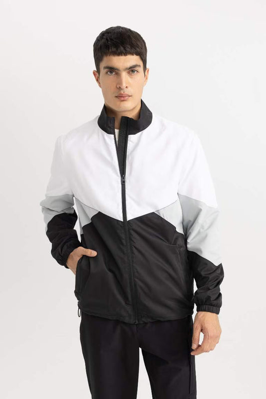 Water Repellent Regular Fit Puffer Jacket - - White