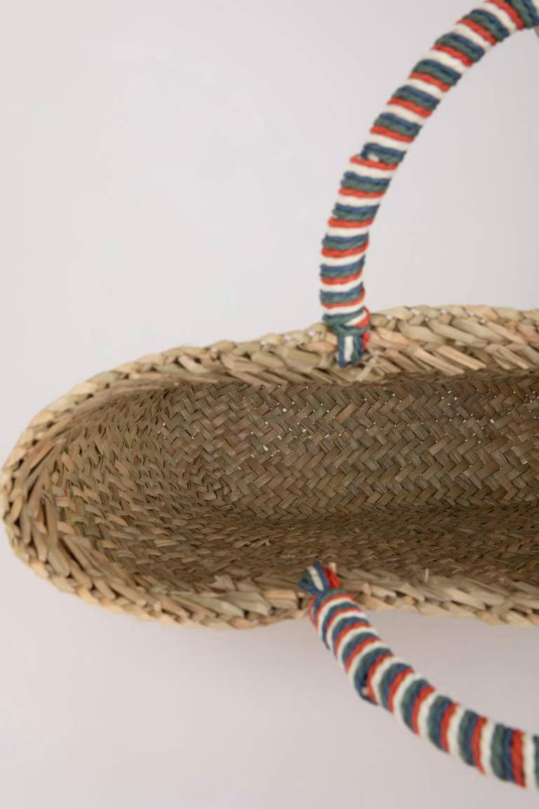 Woman Straw Handbag - -