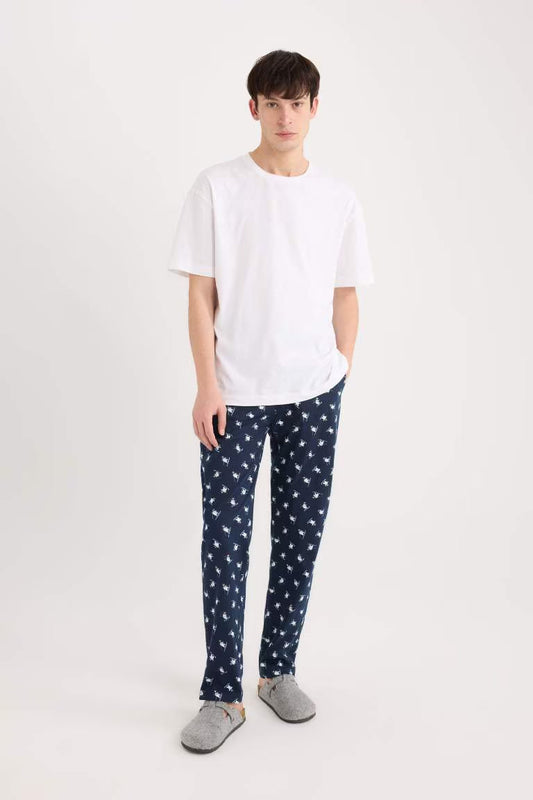 Regular Fit Knitted Bottoms - - Navy