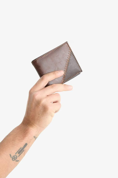 Man Faux Leather Wallets - -