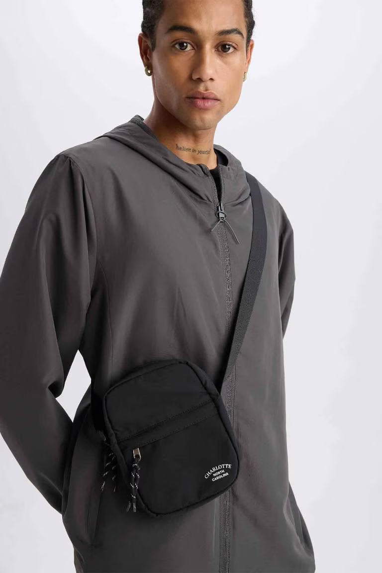 Crossbody Bag - - Black