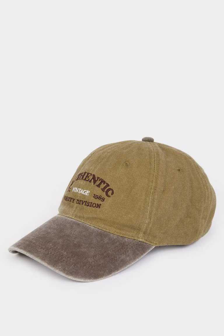 Boy Cotton Denim Cap - -