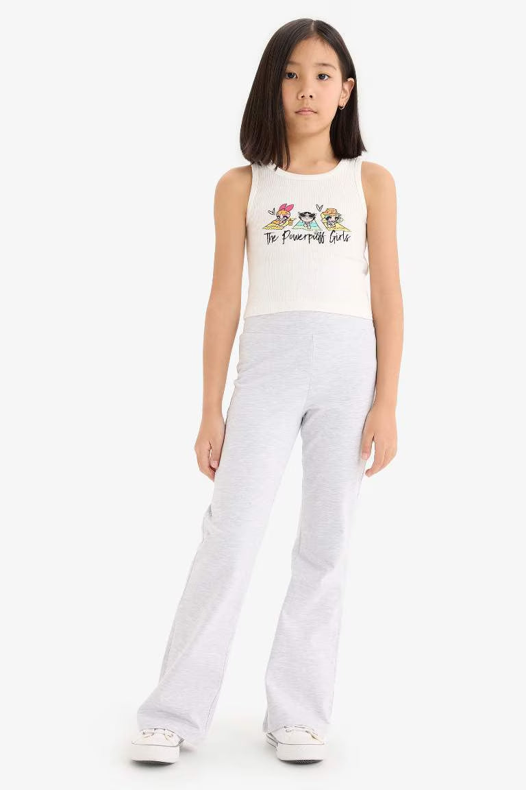 Girl Slim Fit PowerPuff Girls Licensed Ribana Tank Top - -
