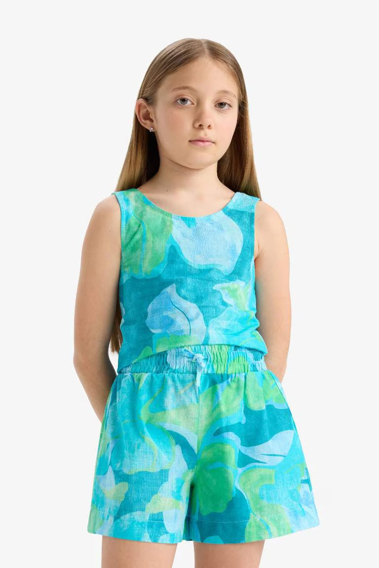 Girl Short Sleeve Blouse - -