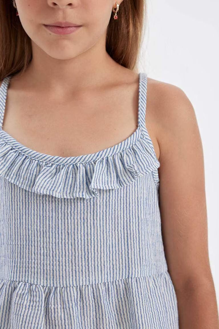 Girl Short Sleeve Blouse - -
