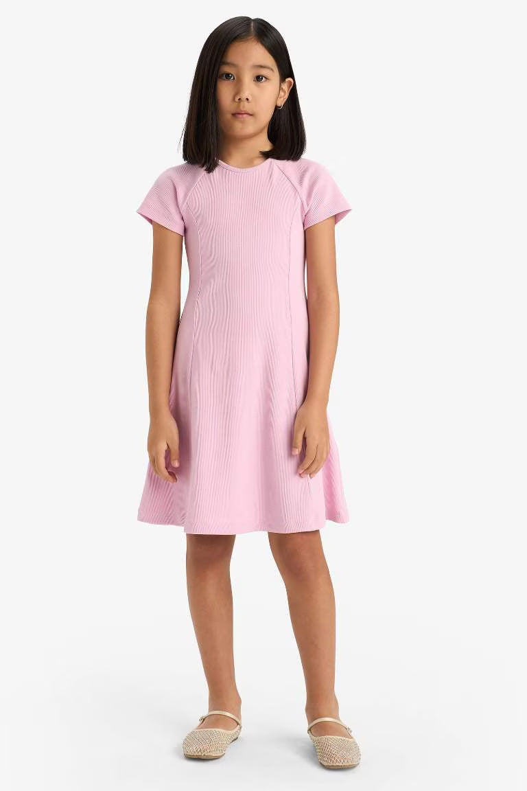 A Cut Camisole Knitted Dress - -