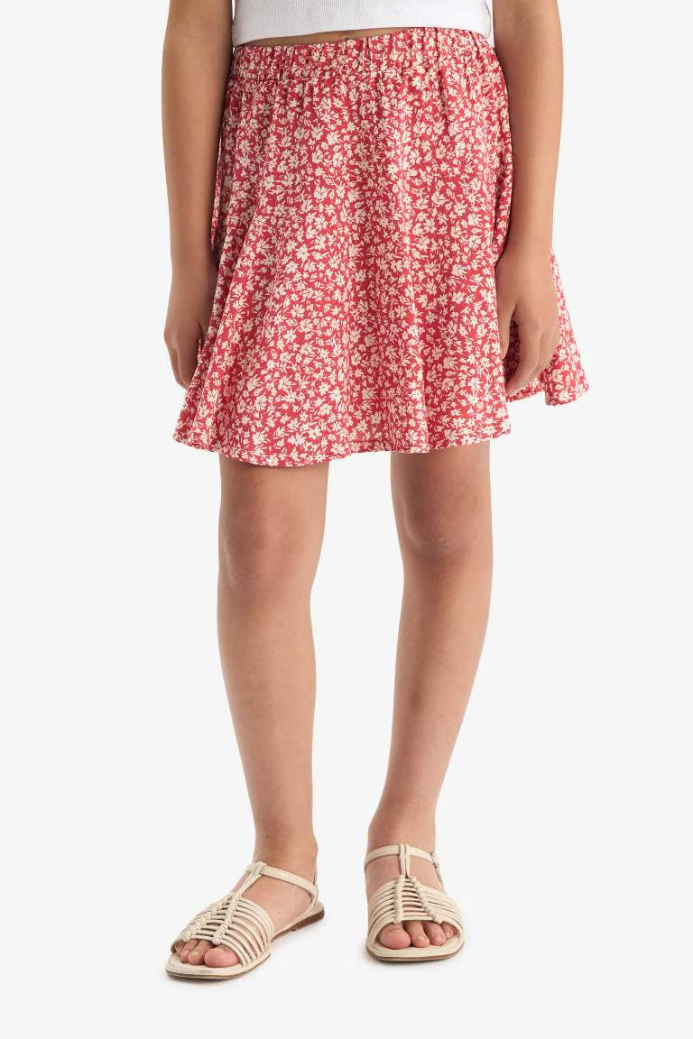 Girl Viscose Skirt - -