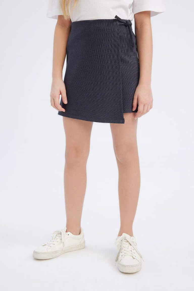 Girl Regular Fit Knitted Skirt - -