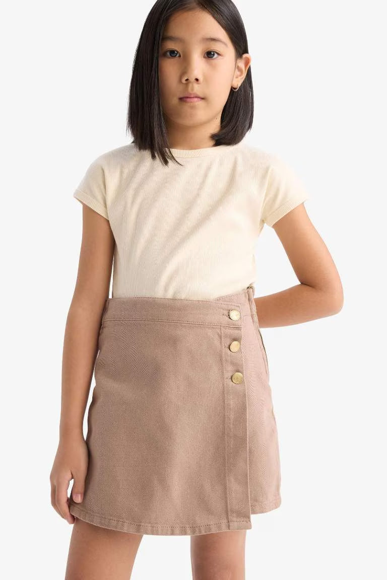 Girl Gabardine Skirt - - Vision
