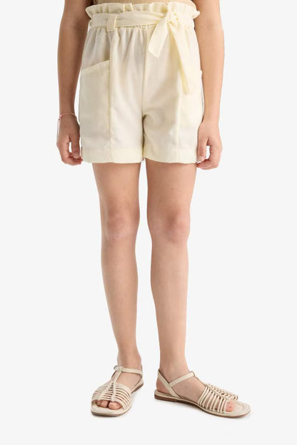 Girl Paperbag Shorts - -