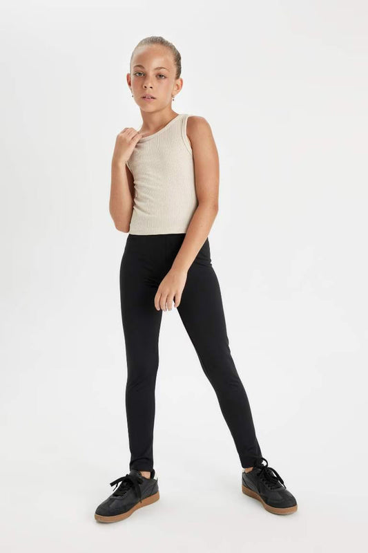 Girl Standart Leggings - - Black