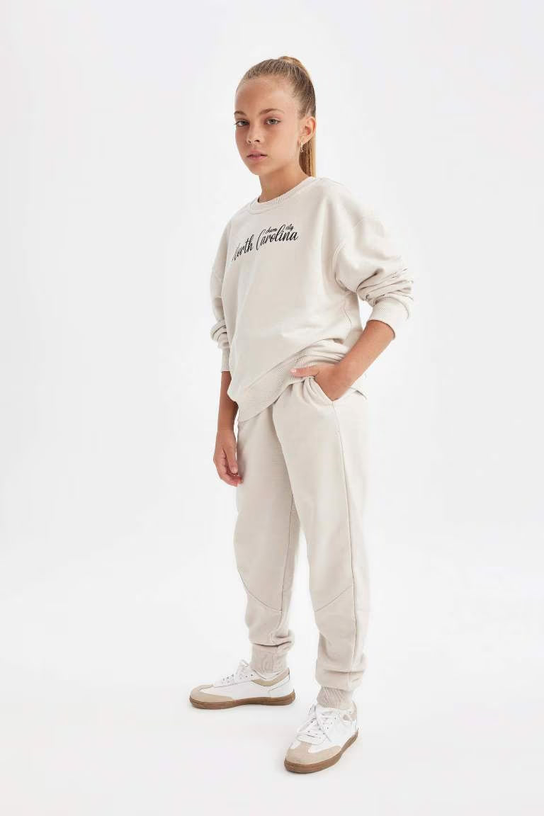 Girl Jogger School Sweatpants - -