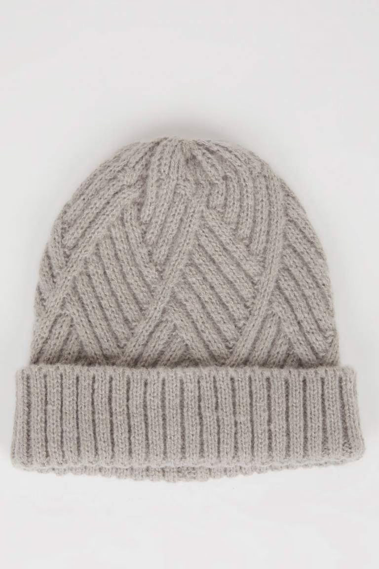 Girl Basic Knitted Beanie - -