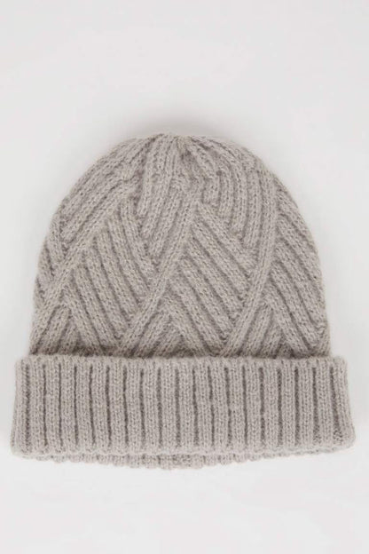 Girl Basic Knitted Beanie - -