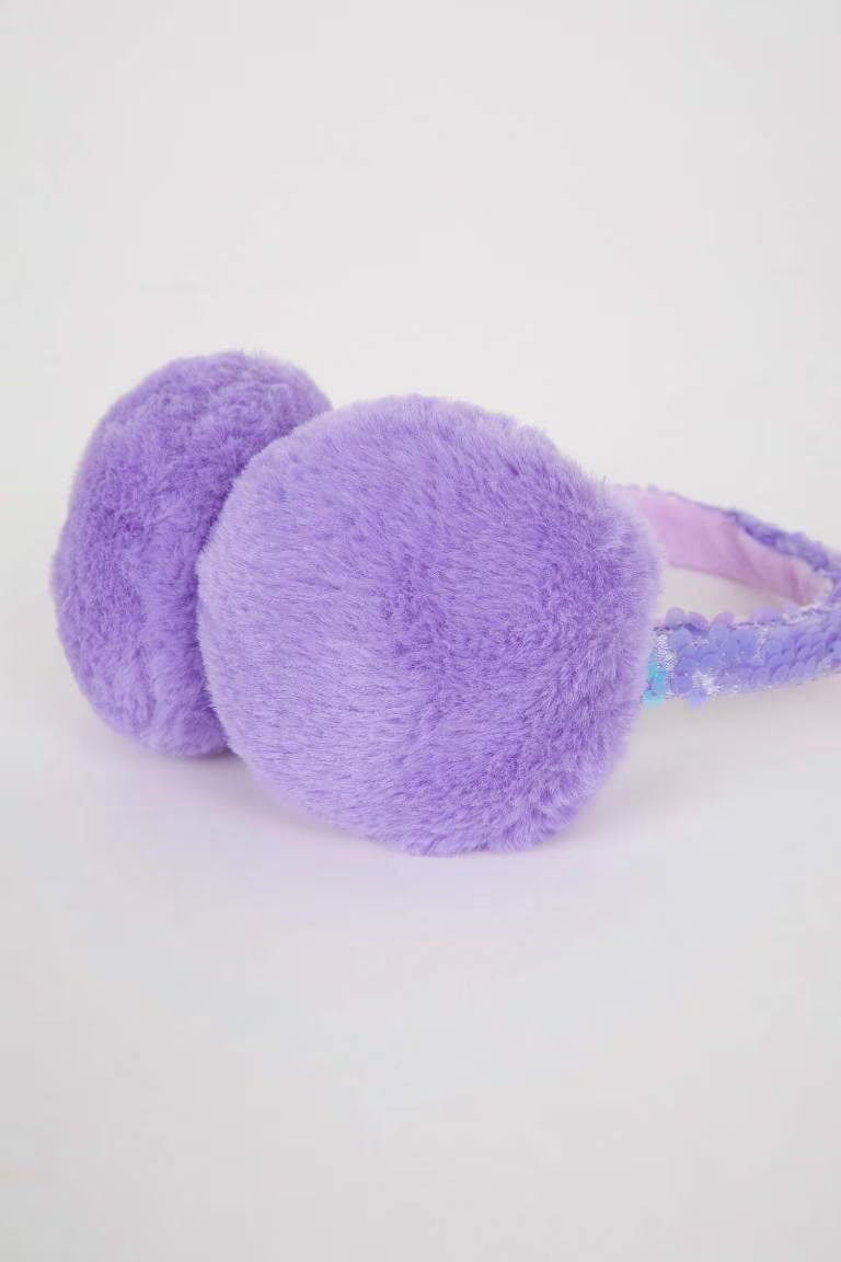 Girl Plush Headphones - -