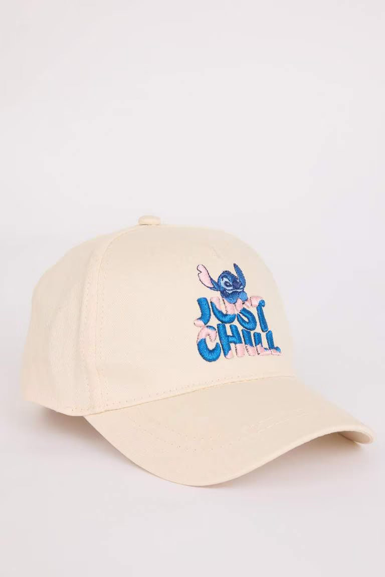 Girl Disney Lilo & Stitch Cotton Cap - -