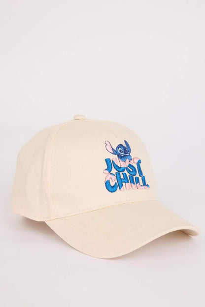 Girl Disney Lilo & Stitch Cotton Cap - -