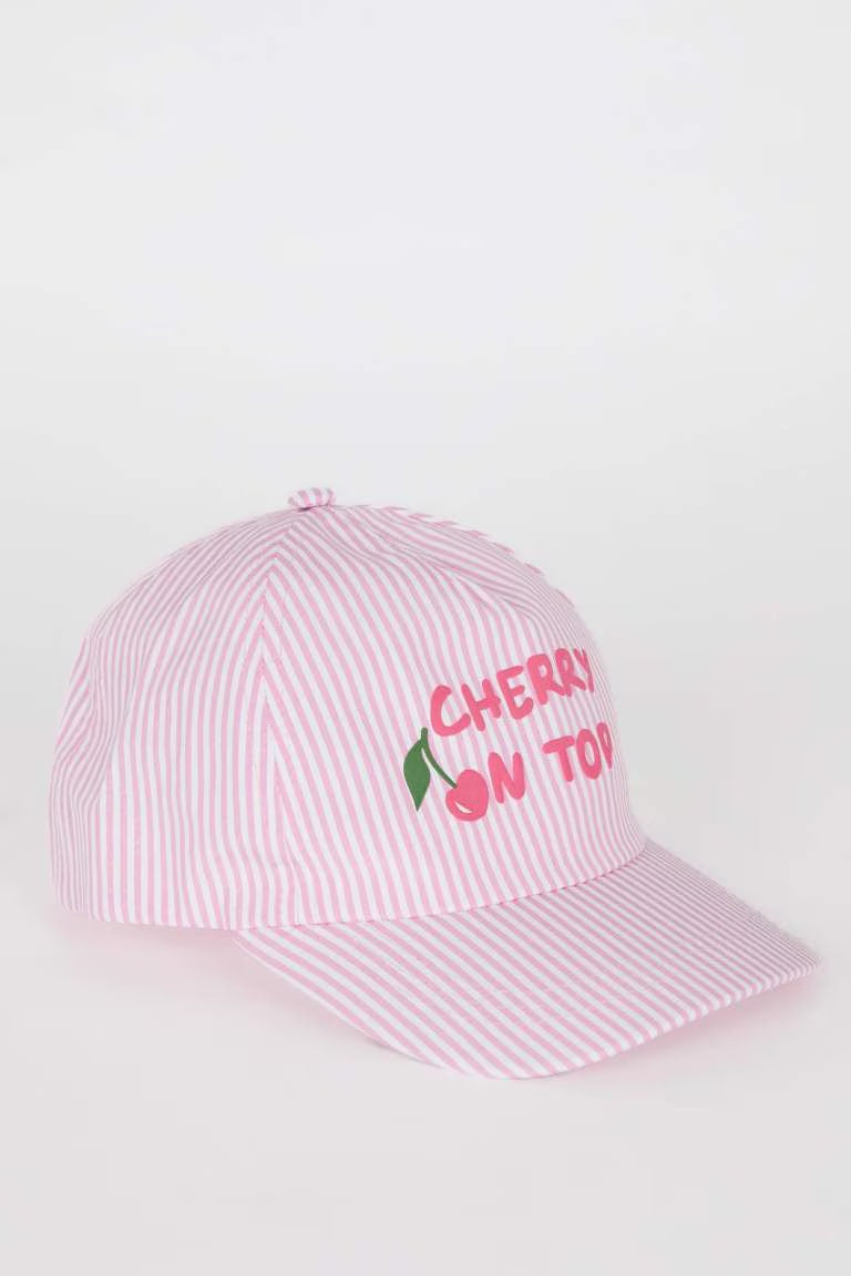 Girl Striped Cap - -