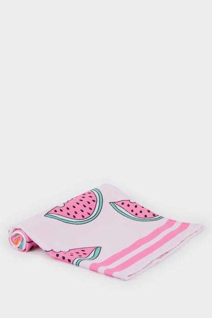 Baby Girl Patterned Towel - -
