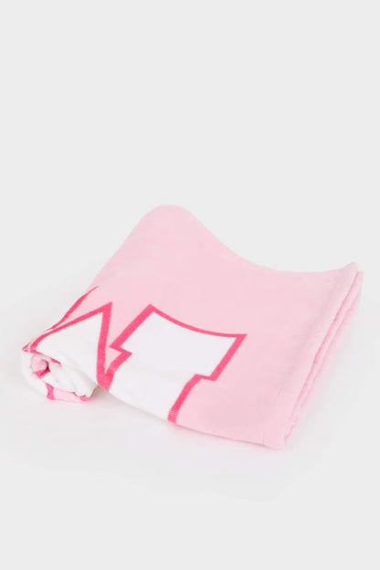 Girl Patterned Woven Towel - -