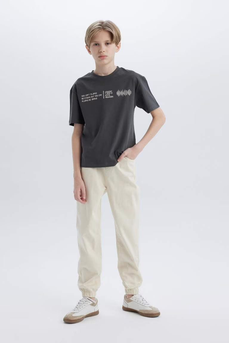 Boy Standard Leg Jogger Pants - -