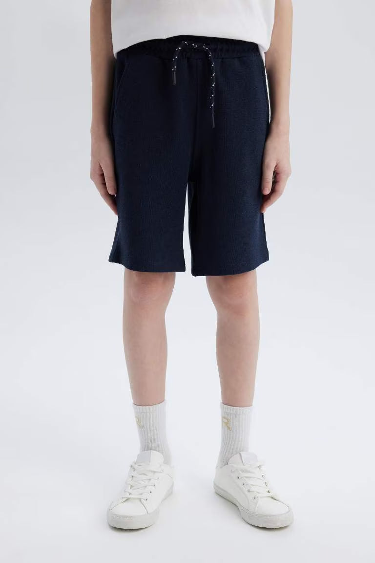 Boy Regular Fit Pique Shorts - -