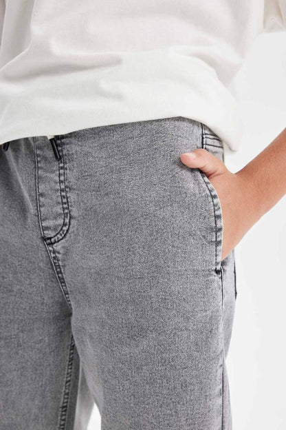 Boy Jogger Jeans - - Gray