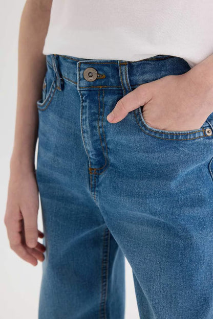 Boy Straight Fit Jeans - -