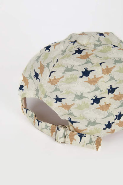 Boy Patterned Cotton Baseball Basketball Cap - -