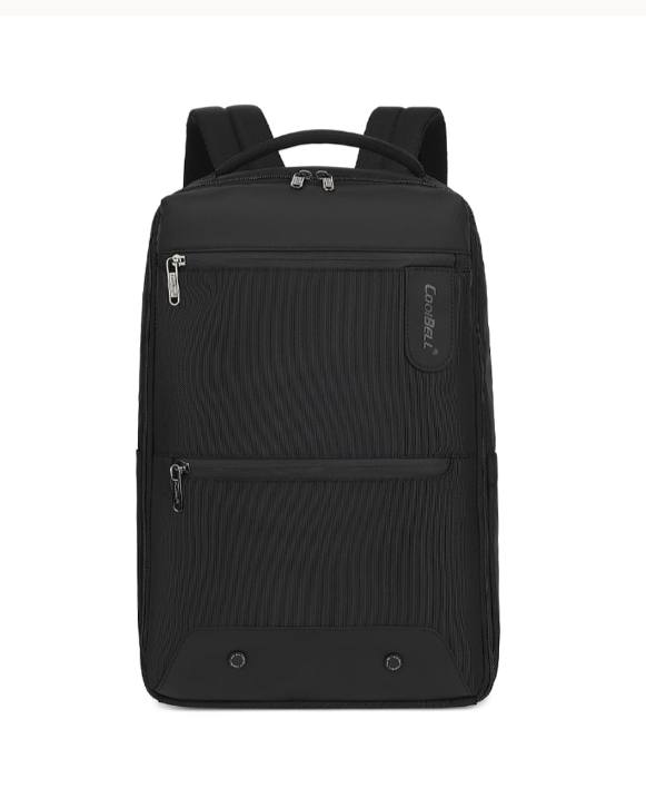 COOLBEL Multi-Purpose USB Backpack - - Black